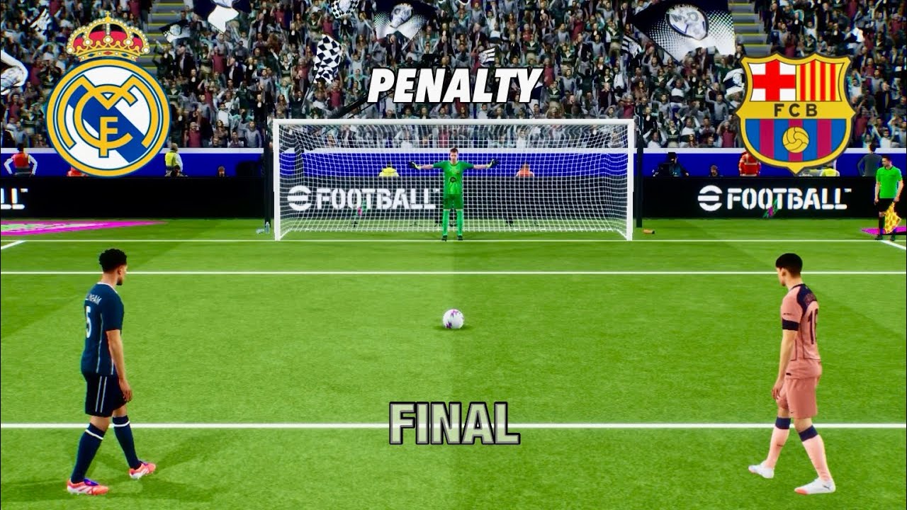REAL MADRID vs FC BARCELONA PENALTY SHOOTOUT | RMA vs FCB MATCH | LAMINE vs MBAPPE
