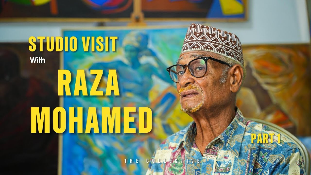 Studio visit with Tanzanian artists - Raza Mohamed PART 1 #artist #visualart #tanzania
