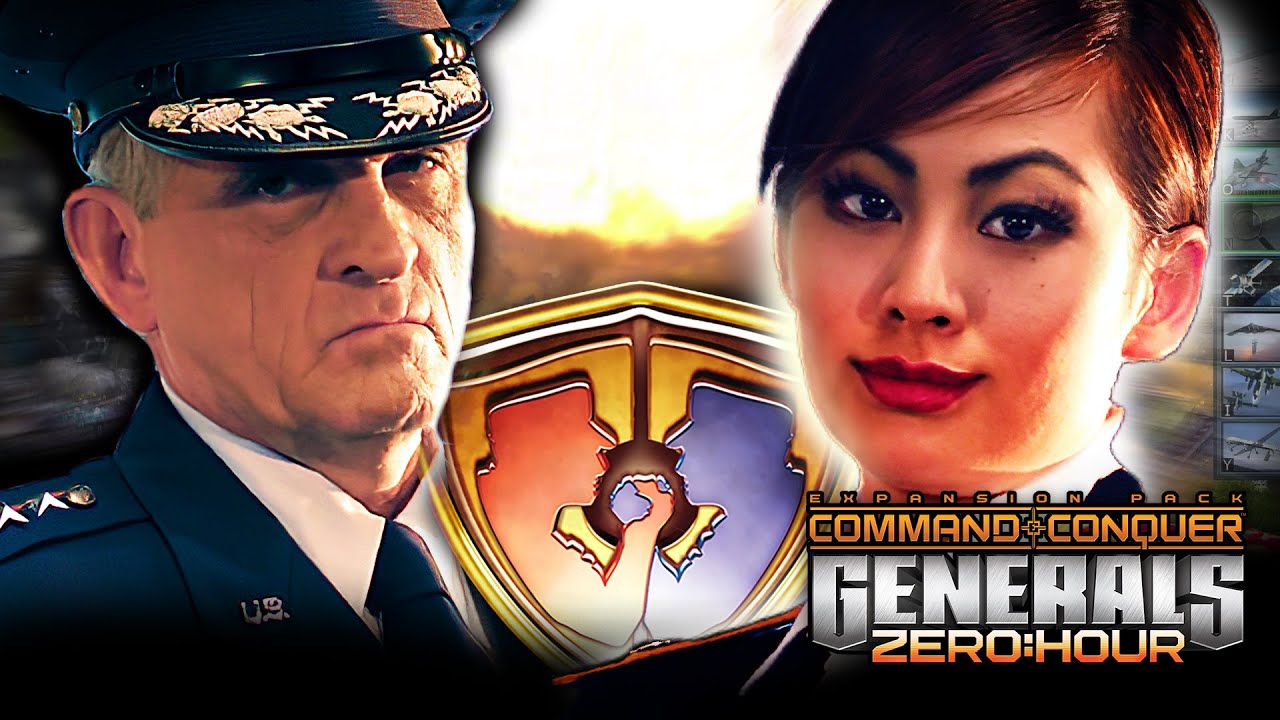 Air Force General vs Boss General - Hard Difficulty with Commentary | C&C Generals Zero Hour