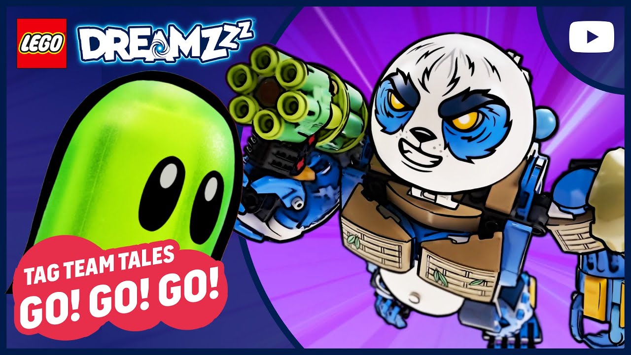 Time to Get Z-Fast & Z-Furious⚡🐼| Space Race 🚀| Izzie and Mateo’s Tag Team Tales | LEGO DREAMZzz