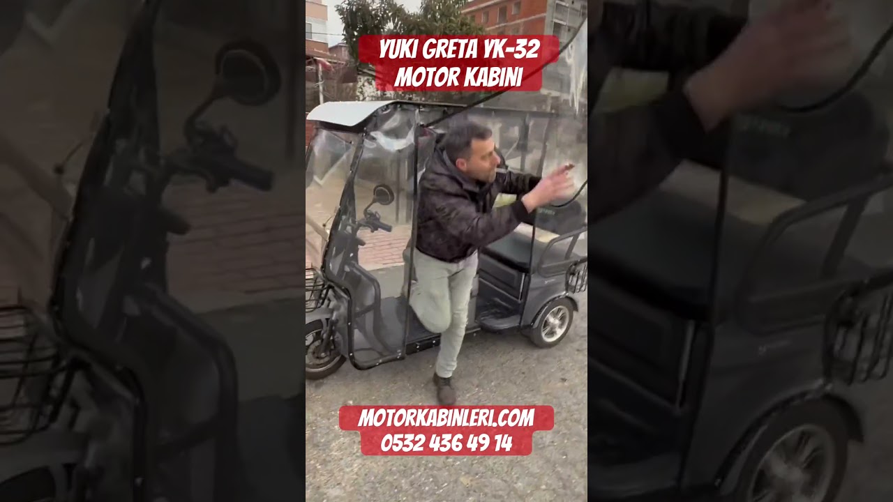 YUKİ YK-32 GRETA |MOTOR KABİNİ & BRANDA KAPLAMASI