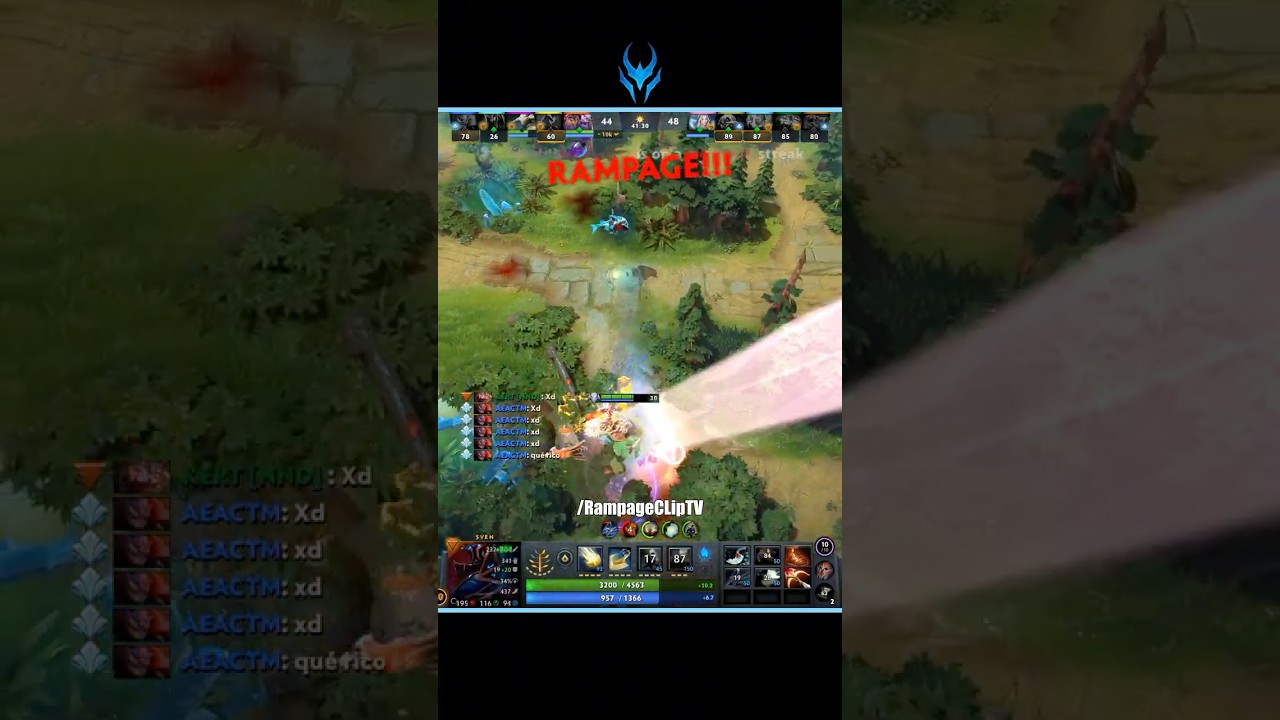 ЭПИЧЕСКАЯ БОЖЕСТВЕННАЯ СИЛА 💪 ЯРОСТЬ СВЕНА 👺 #dota2