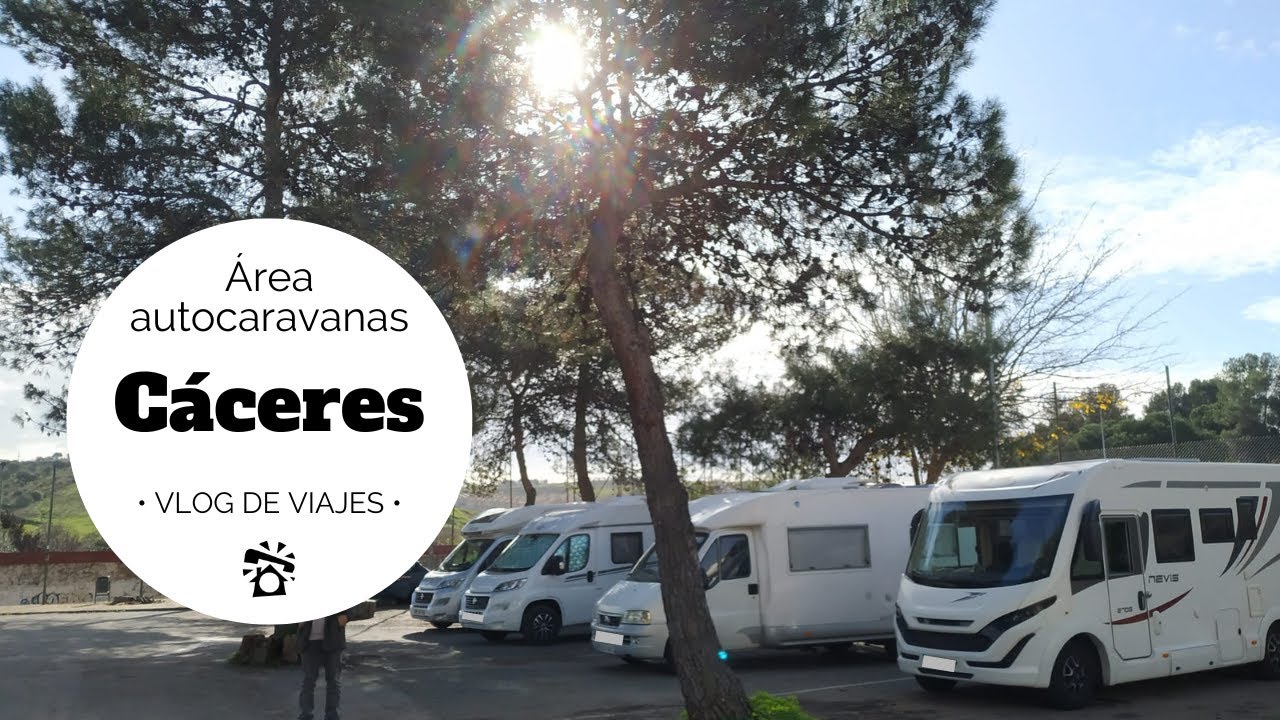 ÁREA de 🅿 AUTOCARAVANAS 🚐 de CÁCERES