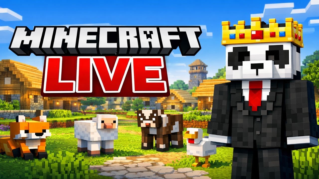 Playing on a Public Minecraft Server | LIVE 🔥
