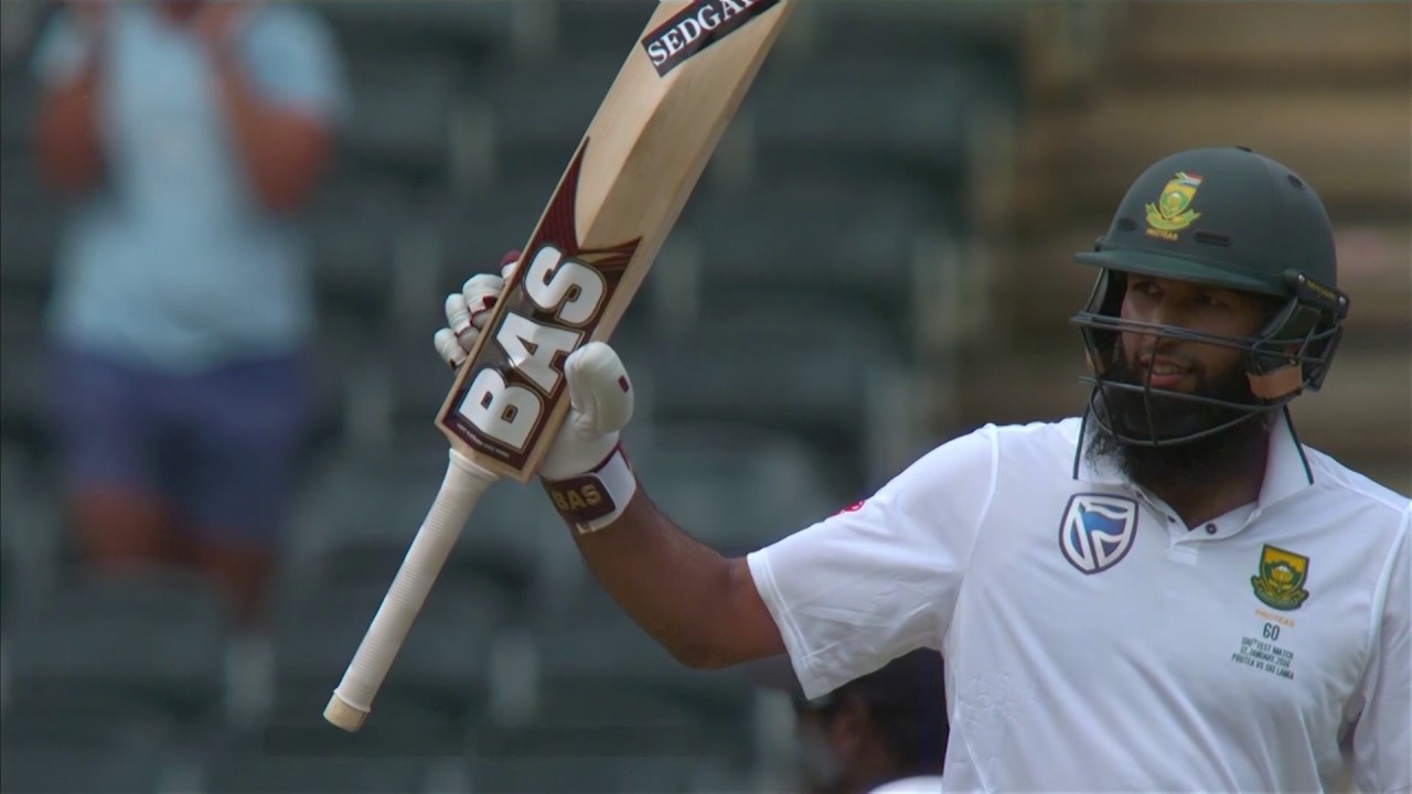 South Africa vs Sri Lanka - 3rd Test - Day 1 - Hashim Amla 50
