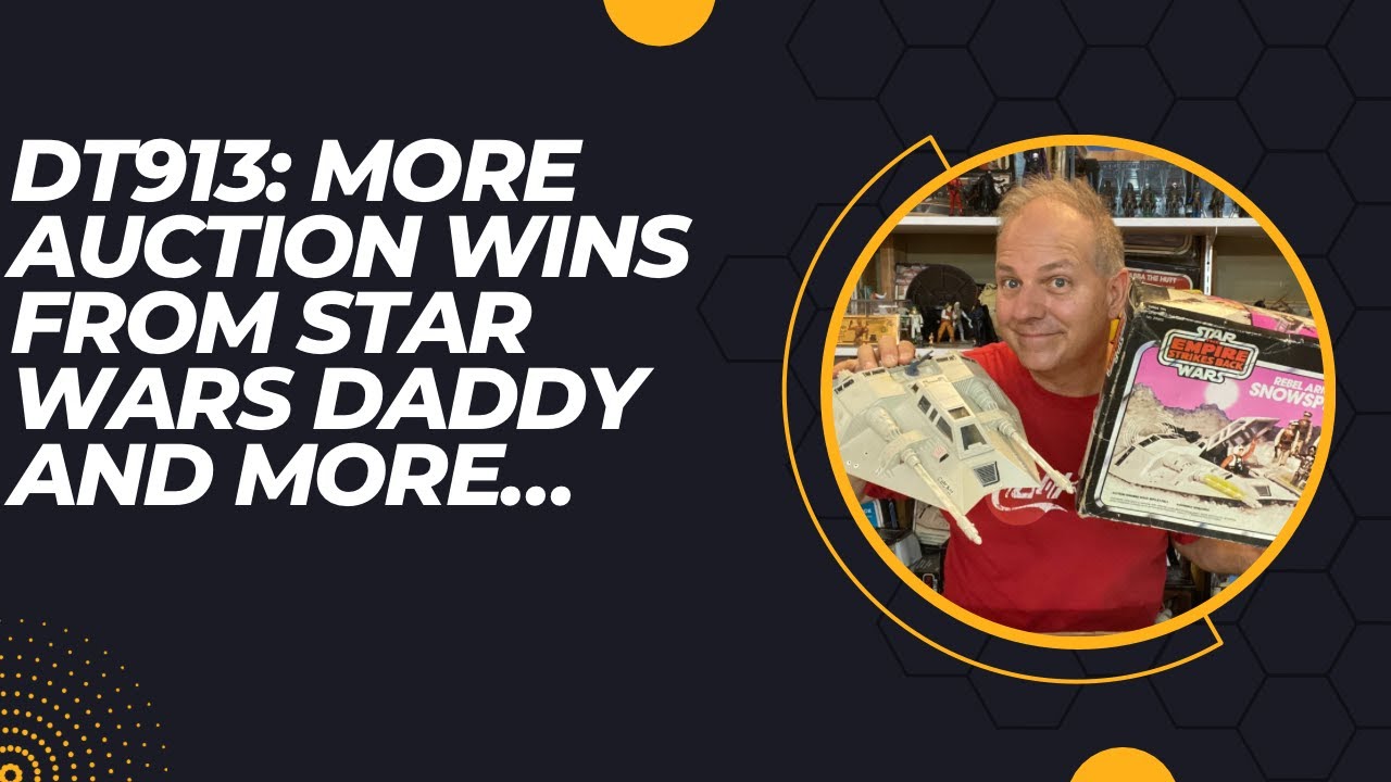 Распаковка Star Wars от Дарта Тубы #913: ещё больше побед на аукционах от STAR WARS DADDY и других