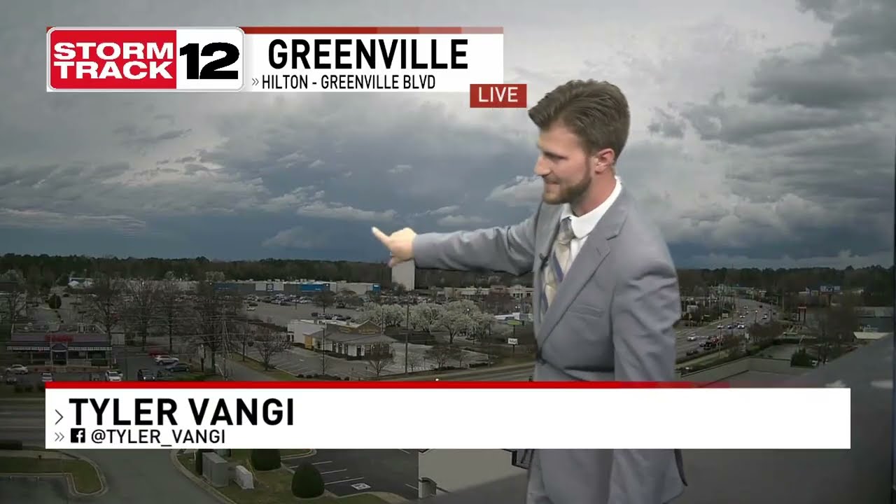 Wall clouds & Severe Storms in Eastern Carolina