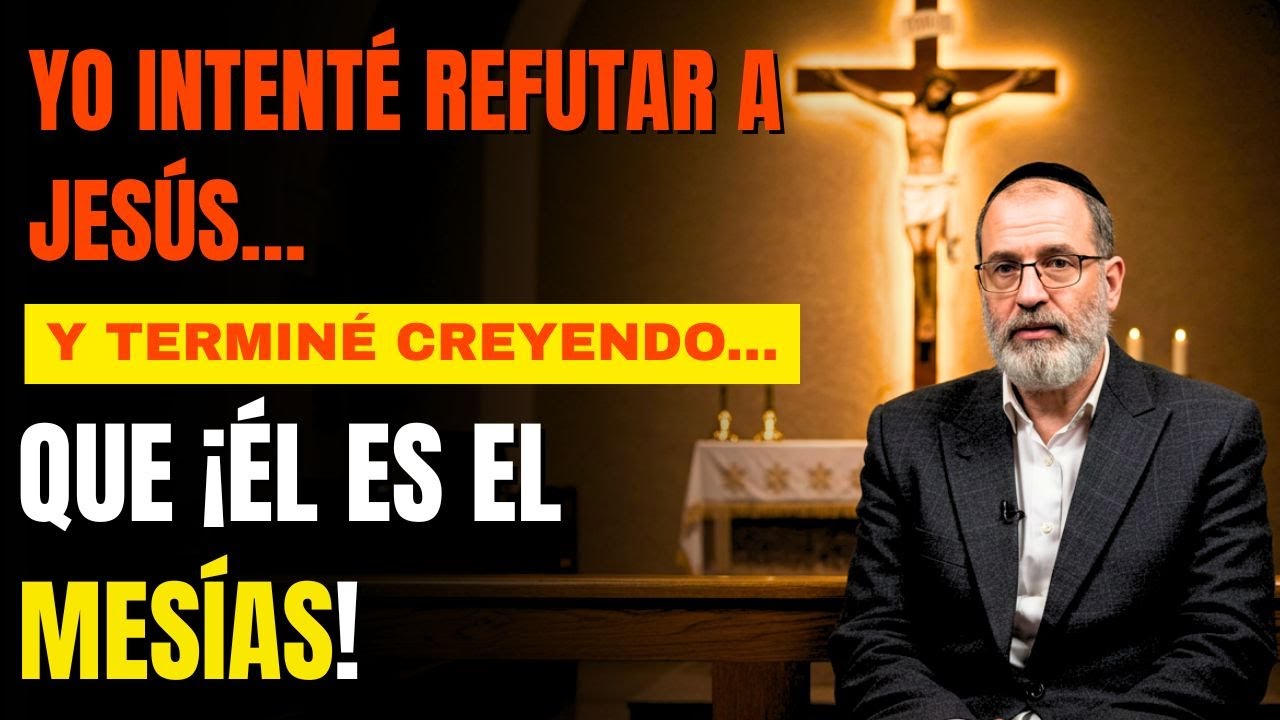 Rabino Jud&iacute;o intenta refutar a Jes&uacute;s y termina CREYENDO que &iexcl;&Eacute;l ES el Mes&iacute;as!
