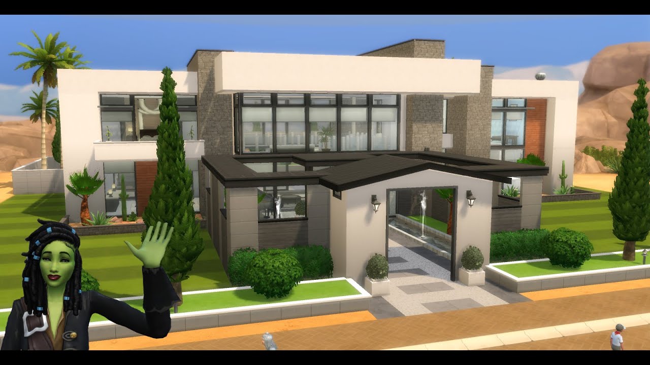 Exploring Oasis Springs: NEW UPDATED - AFFLUISTA MANSION Sims 4 House
