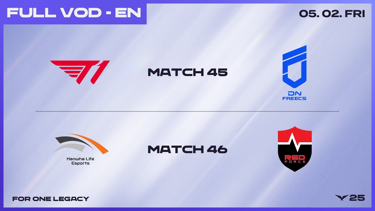T1 vs DNF - HLE vs NS | 2025 LCK