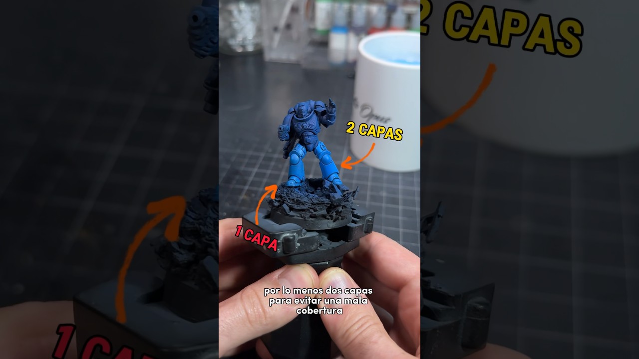 🎲 Como Pintar un Mar&iacute;n Espacial 🎲#pintarminiaturas #warhammer40k #juegosdemesa #spacemarine #40k
