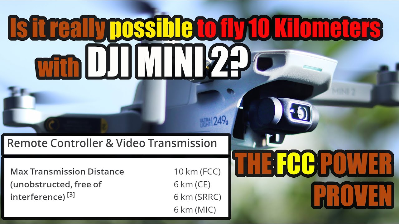 10 Kilometers One Way Range and Signal Test for DJI Mini 2! The Power Of FCC Proven! No doubt!