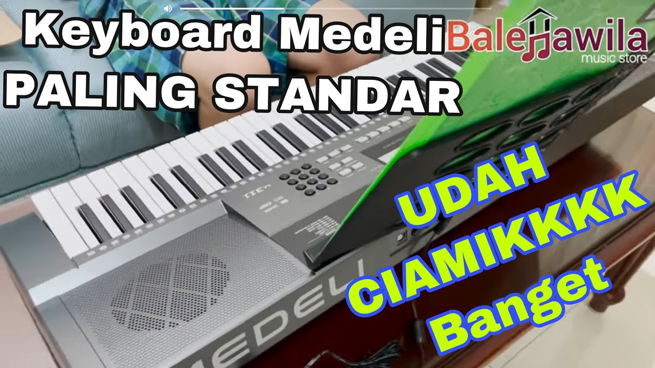 CUMAN 1 JUTA an Keyboard Piano Termurah dari MEDELI tipe M 311 | #HawilaMusik