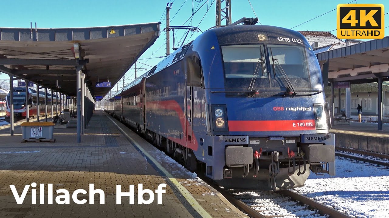 Österreichisch Züge Vlog #255 - Villach Hbf 03.12.2023