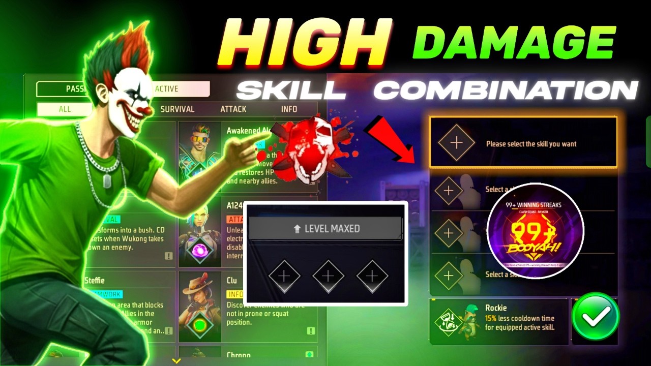 25 March 2026 🔥 HIGH DAMAGE NEW COMBINATION - Best Character Skill for Br rank