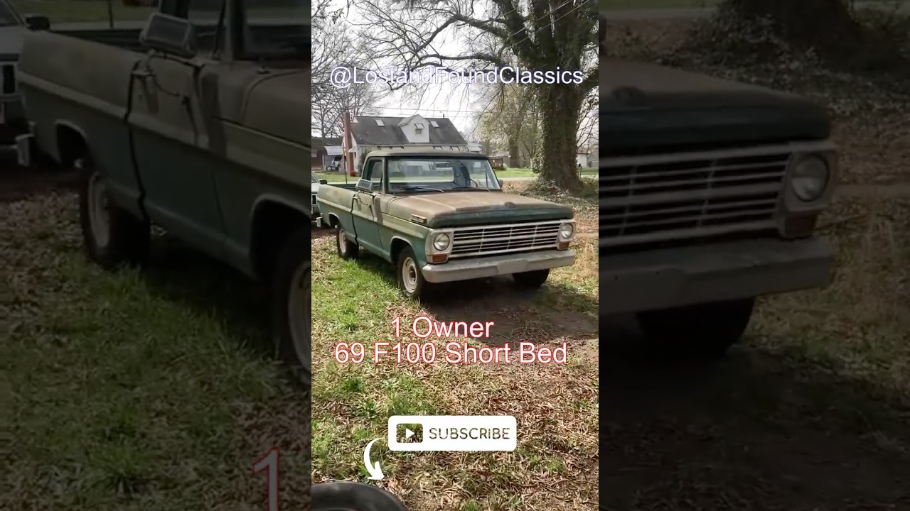 FOUND:1969 Ford F100 Short Bed One Owner #shorts