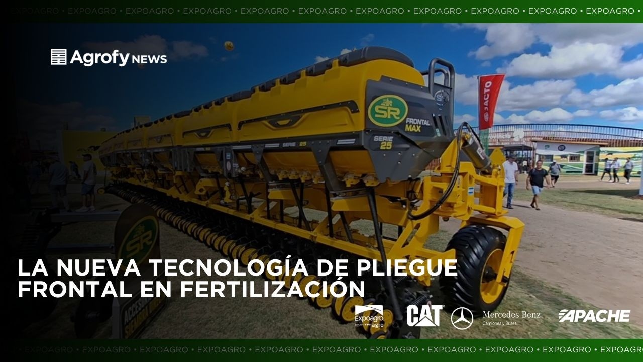 Innovación en aplicación: la nueva tecnología de pliegue frontal en fertilización