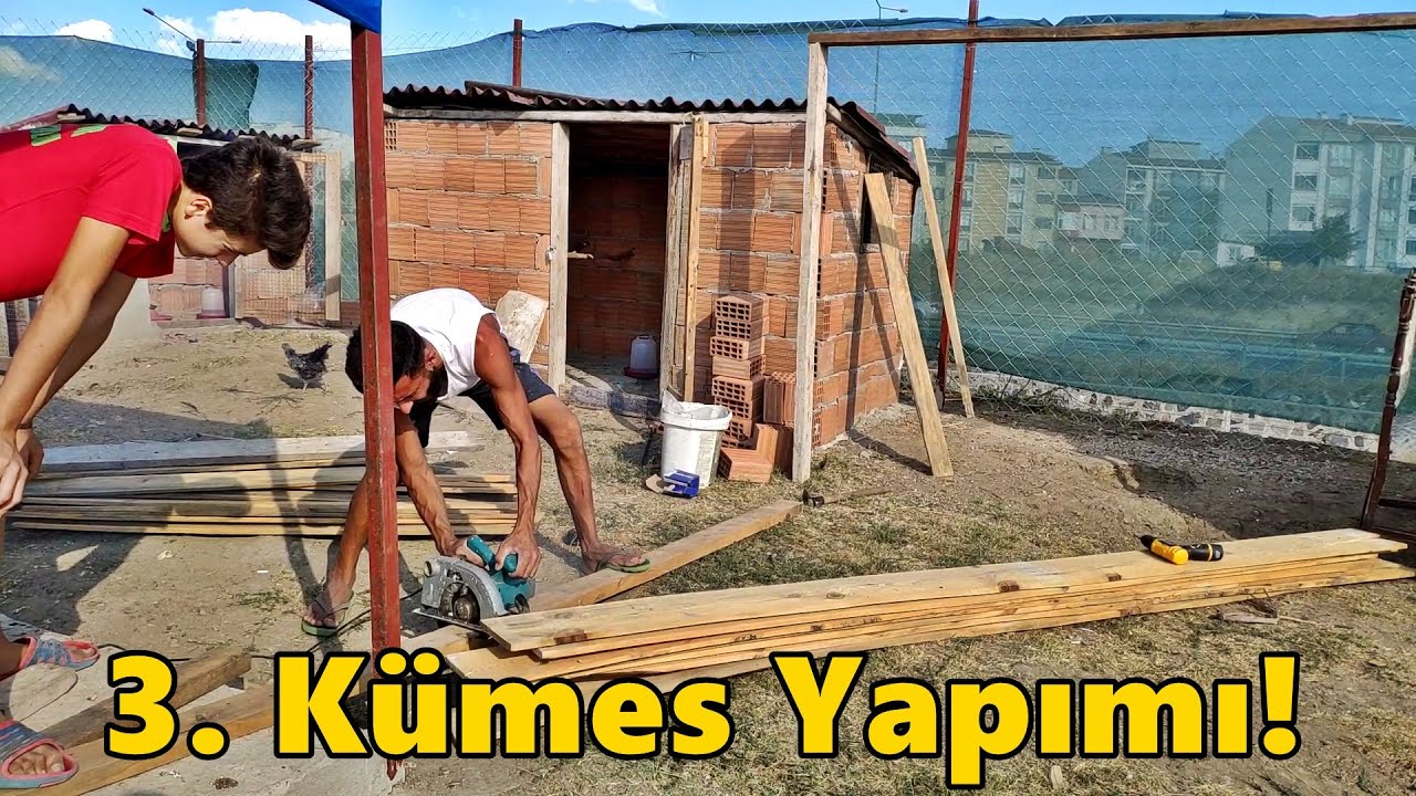 3.Yeni Kümes Yapımı-Efsane Kümes Part 3-#Tekirdağ#kümes#civciv#tavuk#hindi#ördek#gurk