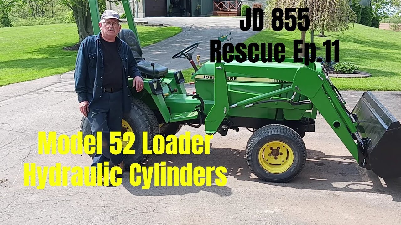 JD 855 Rescue Ep.11. Model 52 hydraulic cylinders overhaul.