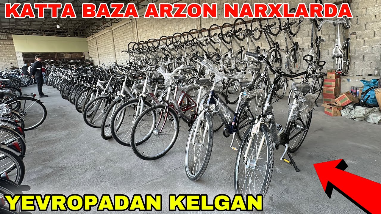 VELOSIPEDLAR KATTA BAZASIDAN EVROPADAN KELTIRILGAN ARZON NARXLARDA
