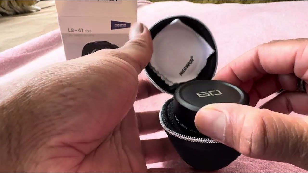 NEEWER PRO 60MM TELEPHOTO LENS Unboxing UK