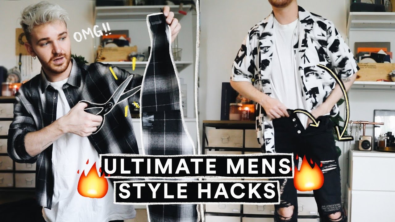 7 STYLE HACKS to Upgrade Your Wardrobe for FREE // Imdrewscott