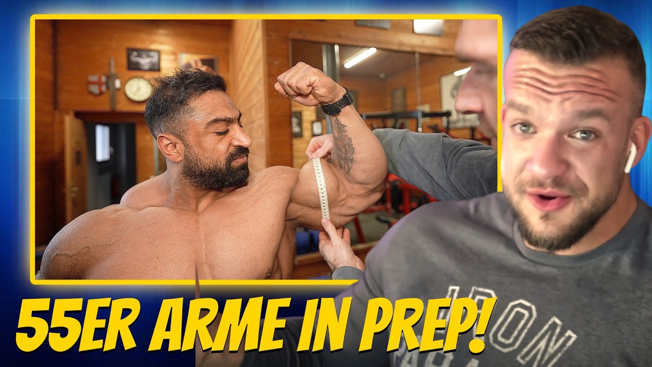 Wirklich brutal.. Jordanischer Arzt mit 55er Bizeps in der Prep! William Niewiara Live Reaktion