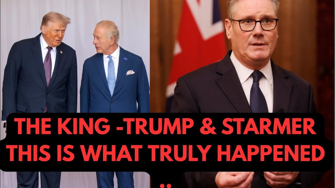 TRUMP & THE KING - NO ONE ASKED STARMER ANYTHING #royal #trump #kingcharles 