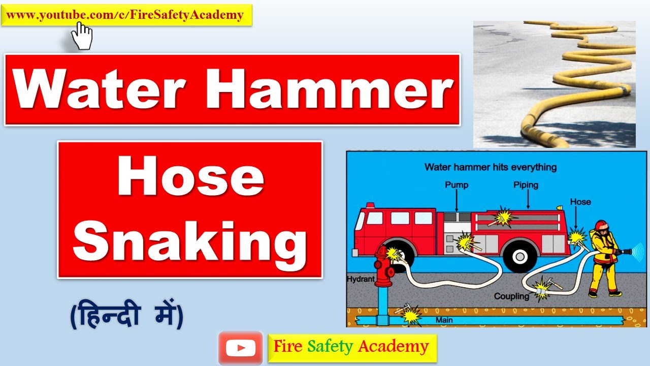 Water Hammer Effect in Hindi | Hose Snaking | How to Prevent Water Hammering | Fire Safety Academy