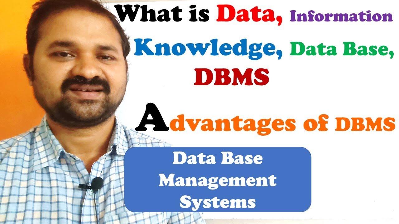 Introduction to Data Base Management Systems || DBMS || Advantages || Purposes ||  Data || Informati