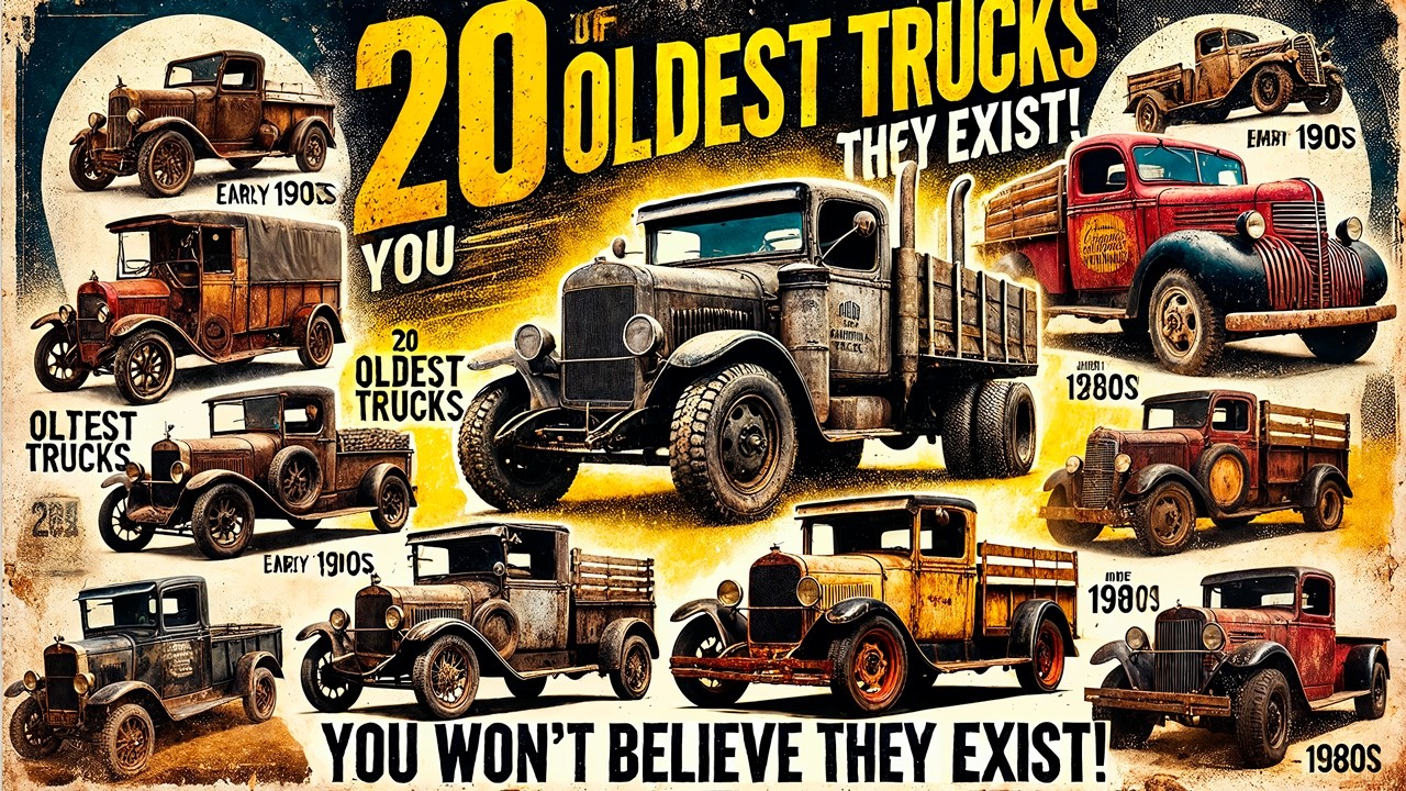 20 OLDEST Trucks That You Didn't Know Exist!