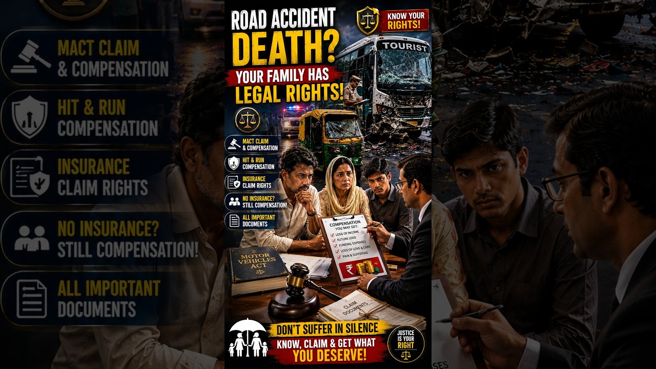 How Much Compensation Does a Family Get After a Road Accident Death? MACT, Hit & Run & Insurance