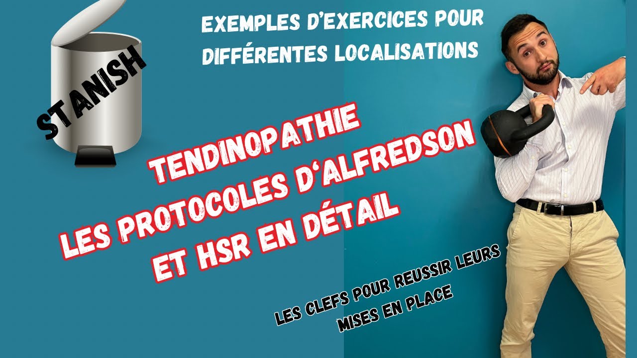 Tendinopathie tout savoir sur les Protocole HSR et ALFREDSON, ARRETES LE STANISH !!!!!!