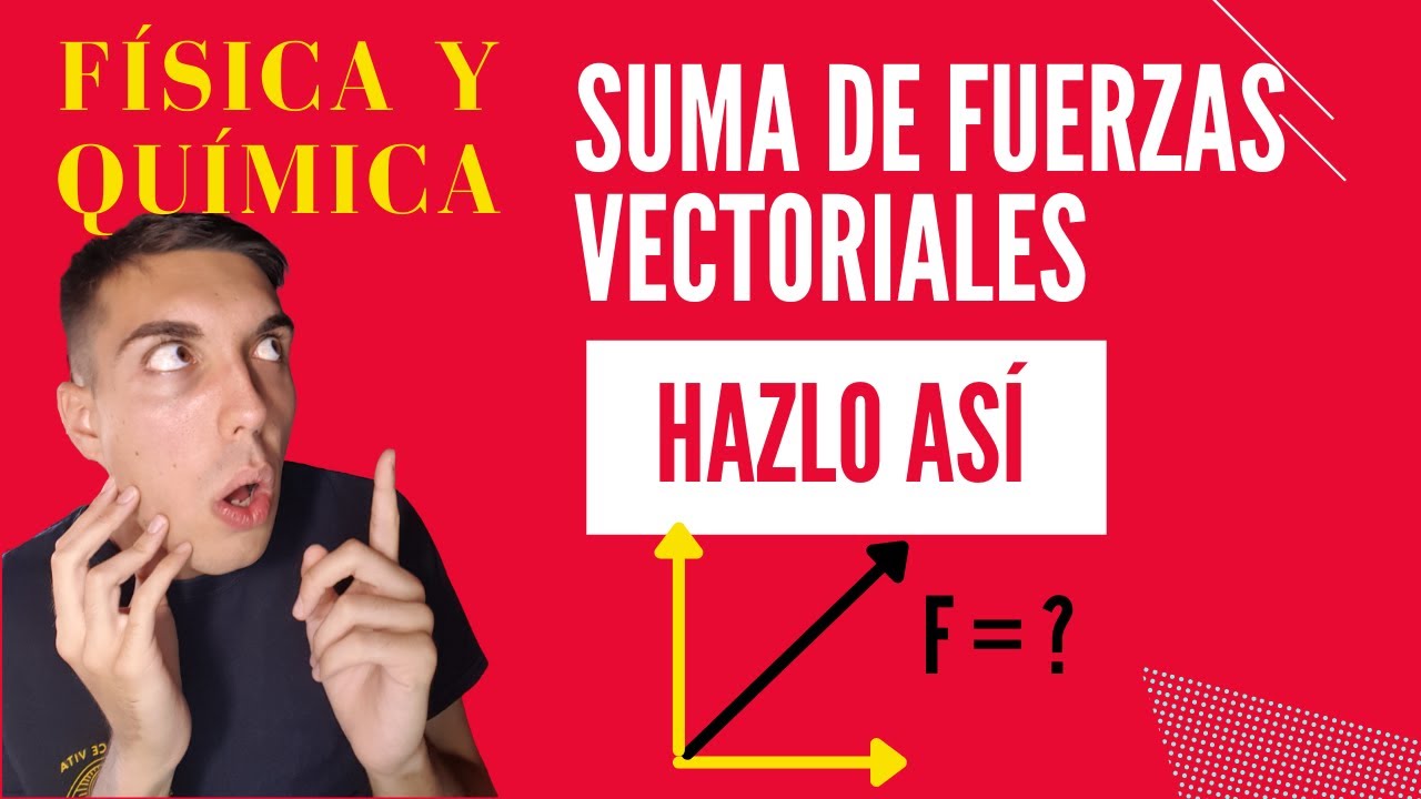 Suma de FUERZAS FÍSICA Ejercicios RESUELTOS [Fuerza Resultante de Vectores Perpendiculares]