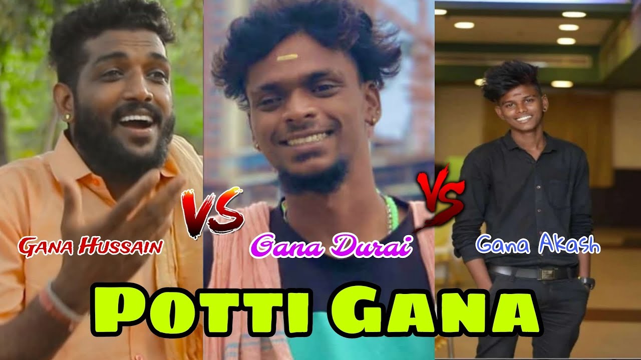Gana Hussain VS Gana Durai VS Gana Akash // potti gana // trending // Autobom media