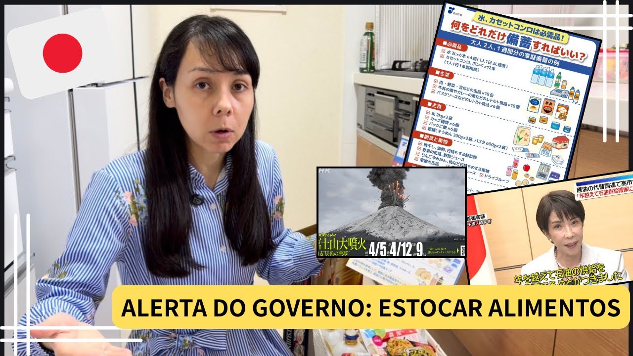 Alerta do governo: Estocar alimentos 