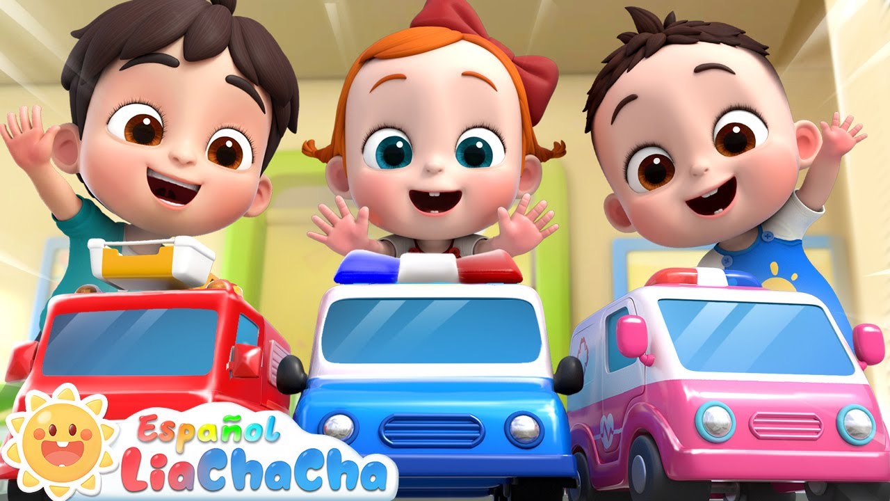Autos de Juguete | Patrulla, Camión de Bomberos➕ | LiaChaCha en Español - Canciones Infantiles