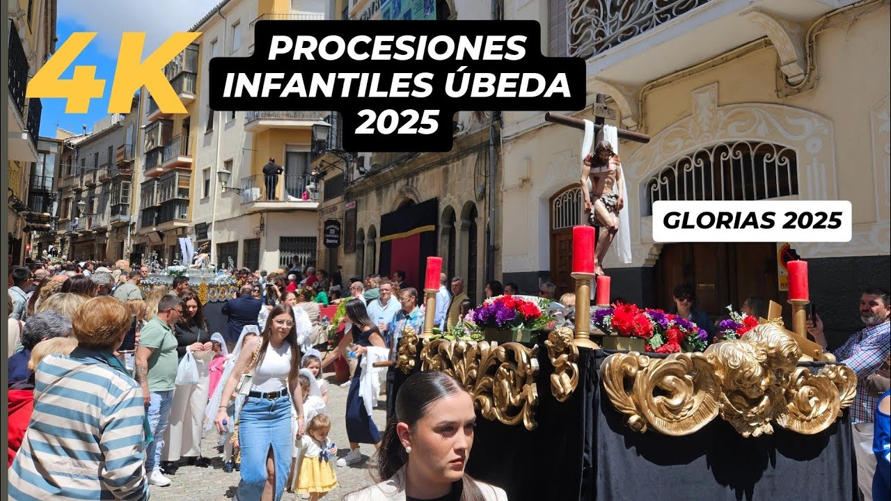 [4K] Semana Santa Chica Úbeda 2025 - PROCESIONES INFANTILES - COMPLETO