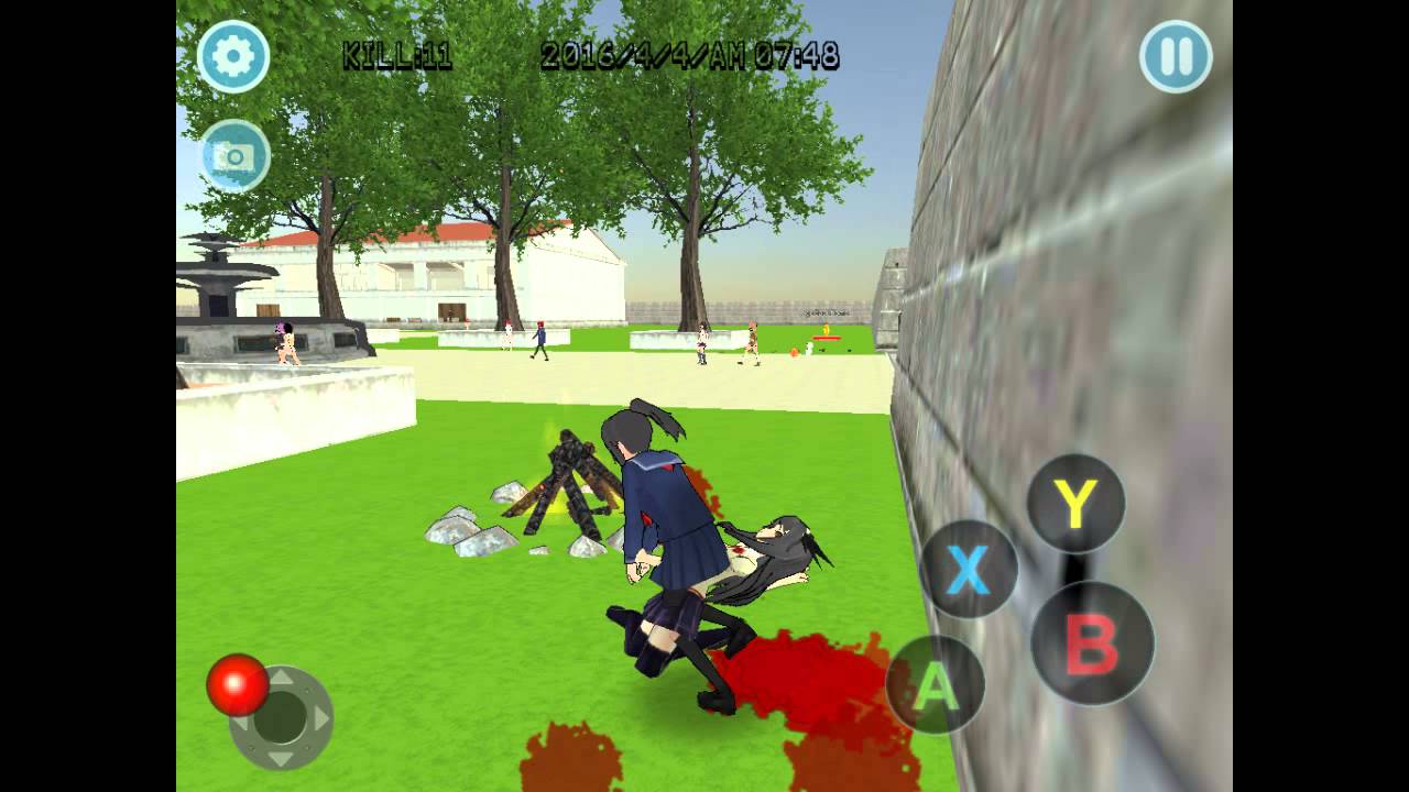 High school simulator Girl A gameplay