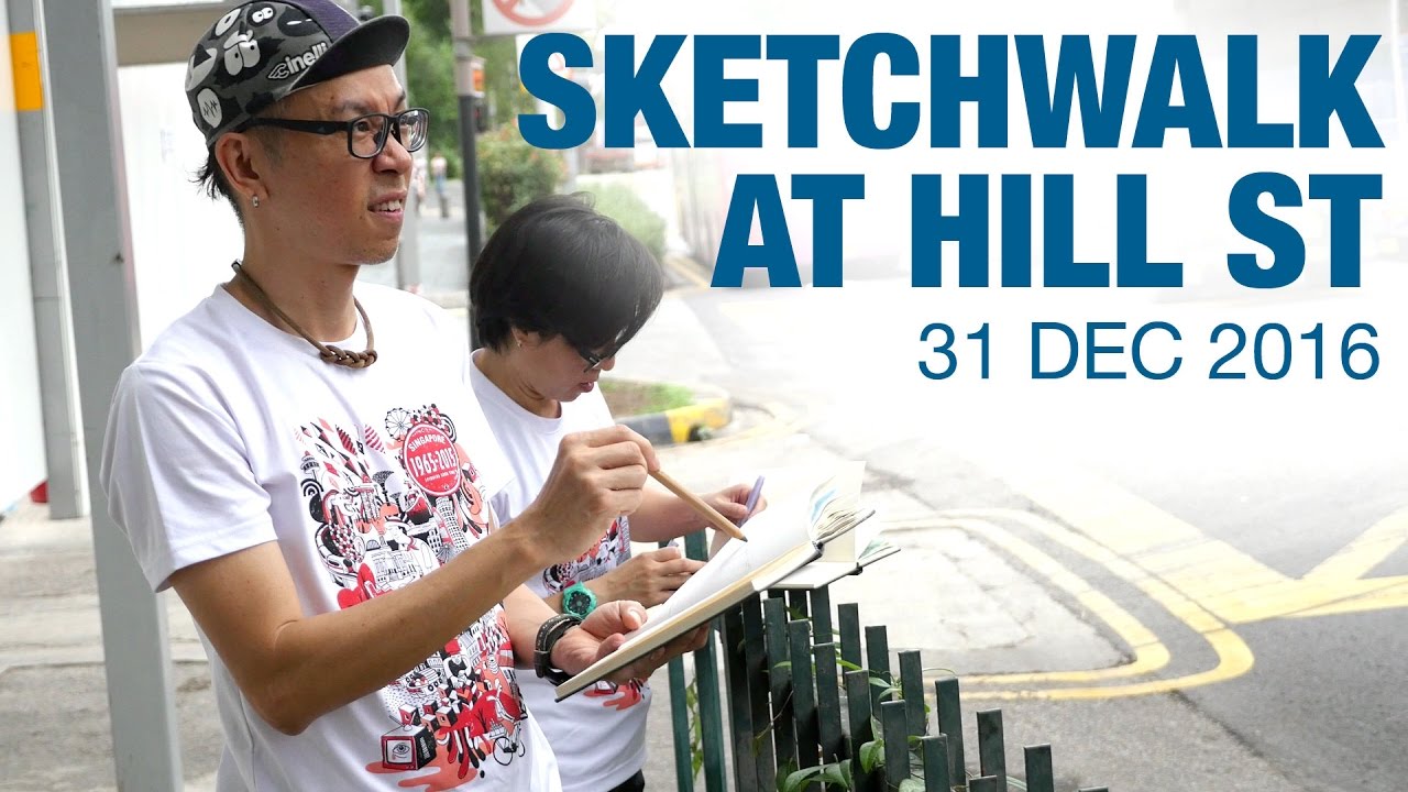Hill St Sketchwalk (31 Dec 2016) 4K