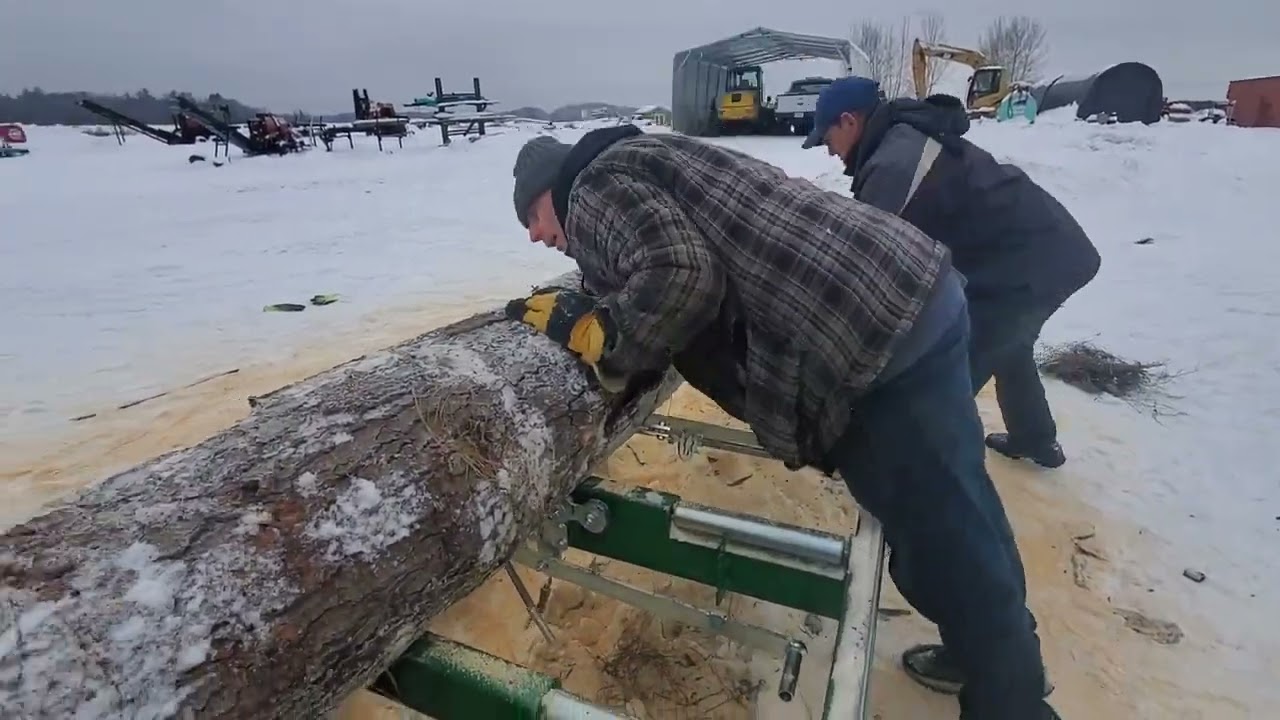 Green Monster Sawmill Demo