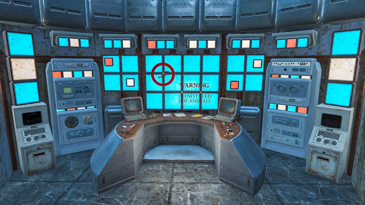 Fallout 4 - MINUTEMAN CAVE (BATCAVE) - Player Home build tour - NO MODS