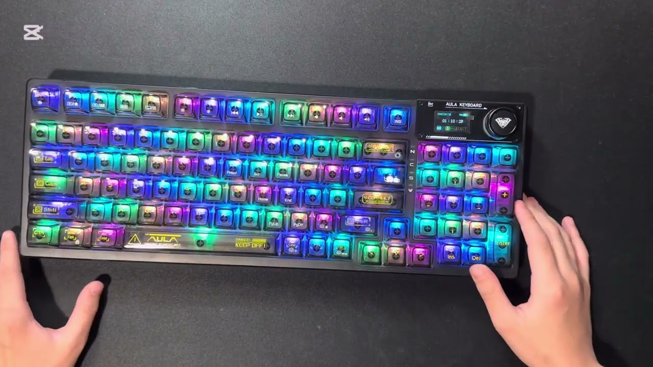 Всем привет!!!!! Сегодня я распакую клавиатуру от Aula F98 pro