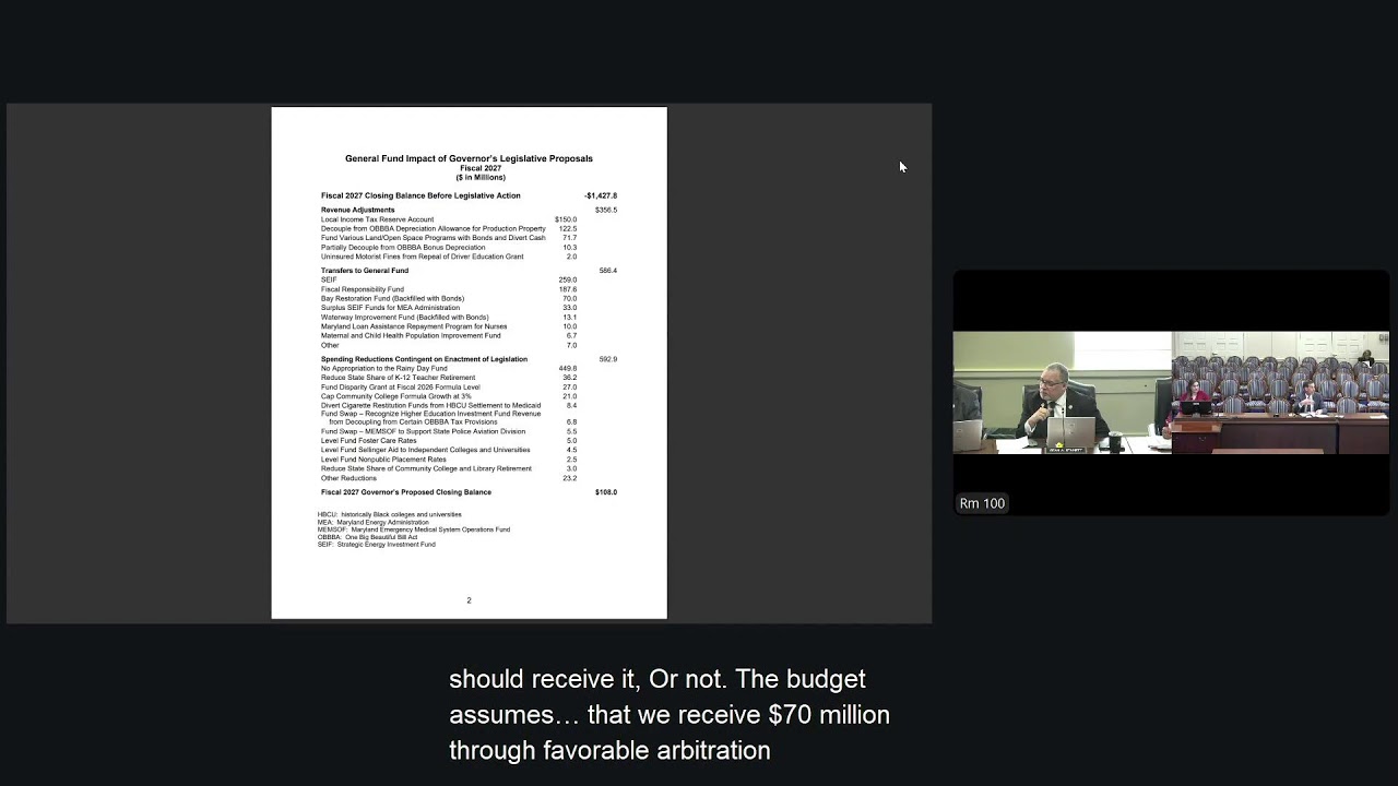 JUD Committee Session, 1/29/2026 #1