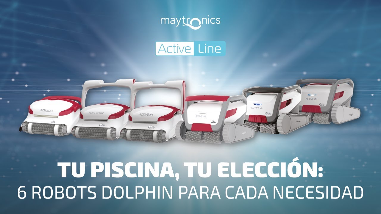 Robot limpiafondos piscina autom&aacute;tico Dolphin | Active Line