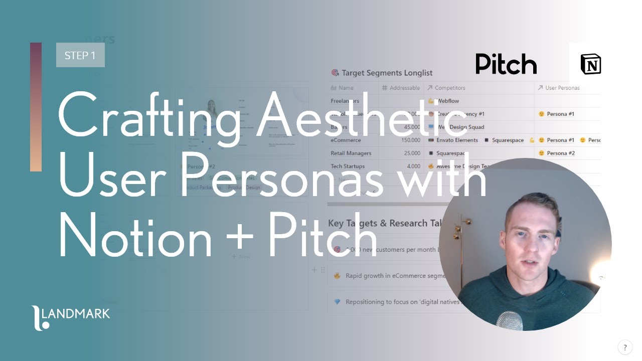 Create Aesthetic User Personas With Notion + Pitch [Template Included]