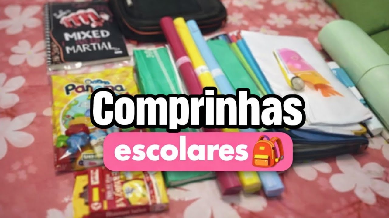 Comprinhas escolares do Théo | volta às aulas🎒📚