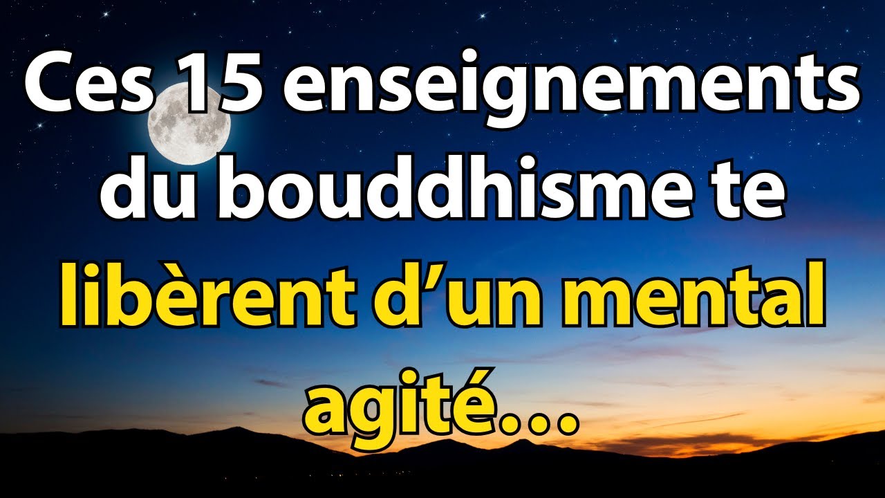 Ces 15 enseignements CACHENT LE SECRET d’une PAIX DURABLE | Bouddhisme