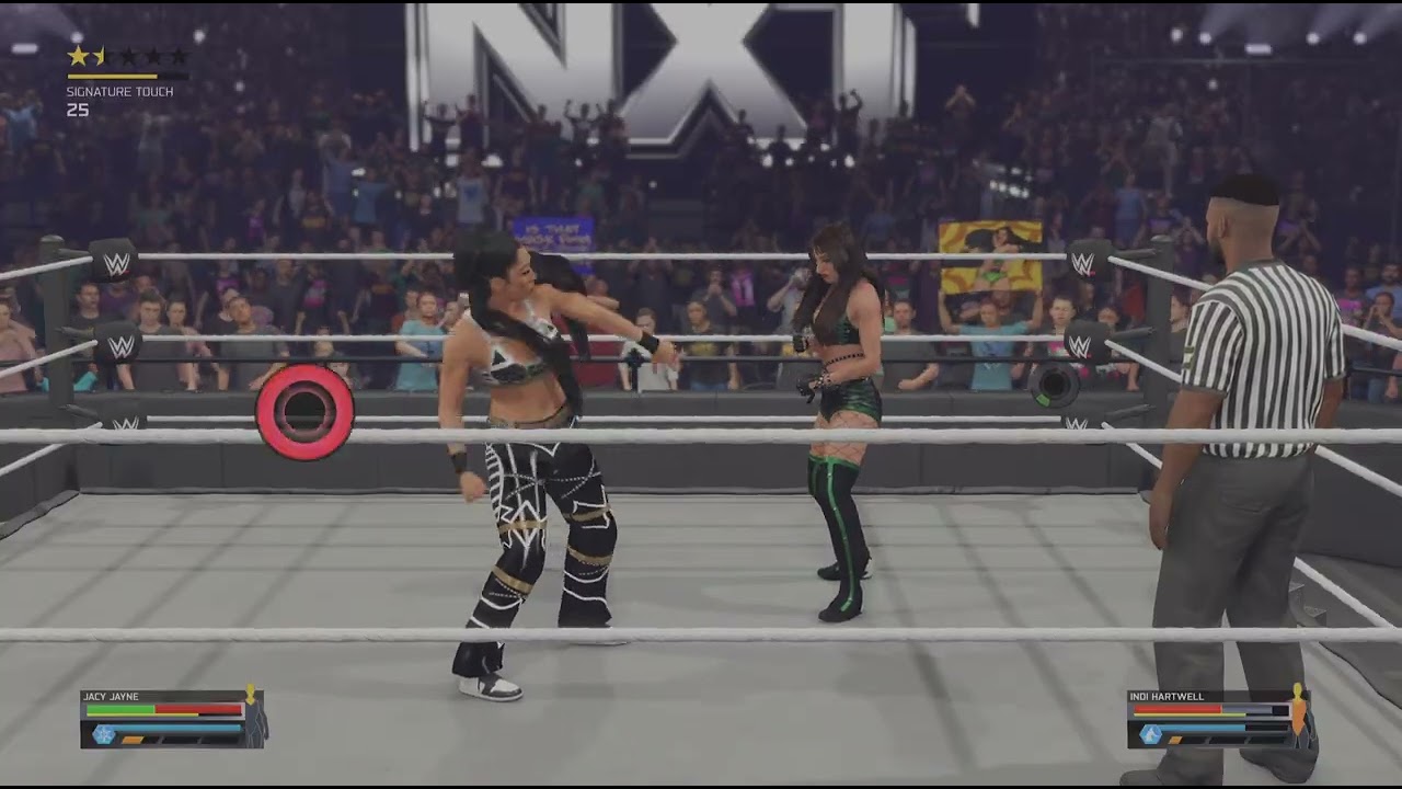 WWE 2K25 Jacy Jane Vs. Indi Hartwell