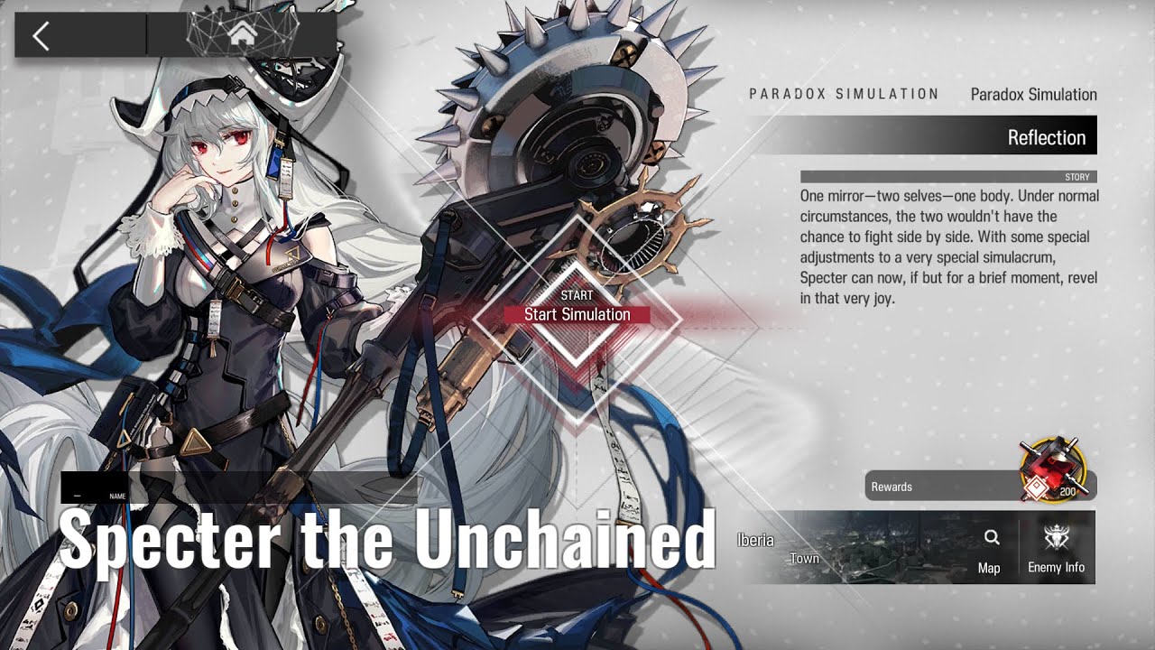 Arknights Paradox Simulation Specter The Unchained